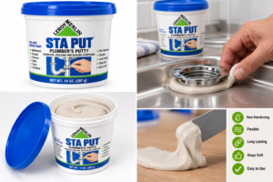 Leroy Merlin Sta-Put Non-Hardening Plumber’s Putty – 14 oz – Image 3